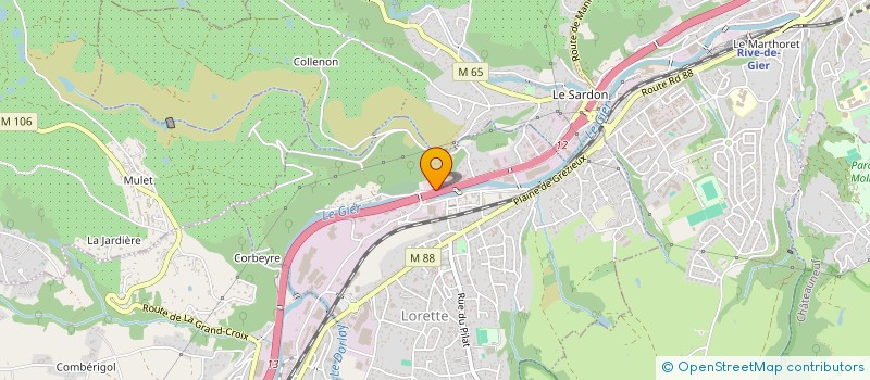 localisation de l'entreprise RENT'AO  LORETTE