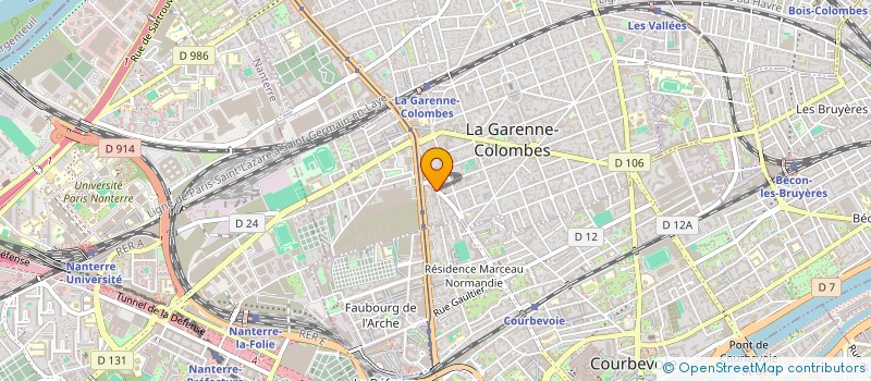 localisation de l'entreprise RENT APPART à LA GARENNE-COLOMBES