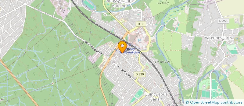 localisation de l'entreprise RENT AUTOMOBILES  BOUSSY-SAINT-ANTOINE