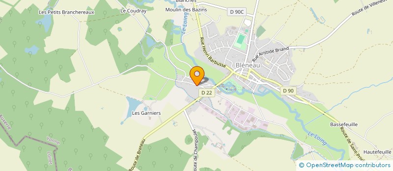 localisation de l'entreprise RENT BY SUF CARS  BLENEAU