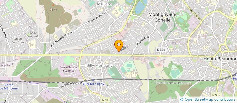 localisation de l'entreprise RENT-ER à BILLY-MONTIGNY