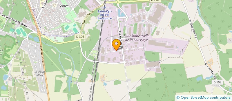 localisation de l'entreprise RENT EVENT à SAINT-CYR-EN-VAL
