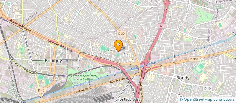 localisation de l'entreprise RENT & FLOW  BOBIGNY