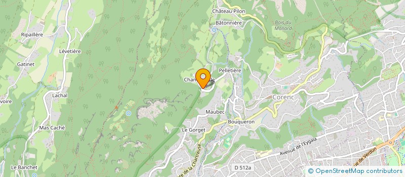 localisation de l'entreprise RENT HOUSE  LA TRONCHE