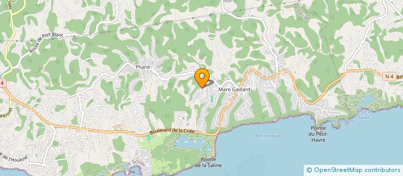 localisation de l'entreprise RENT INTELLECTUAL PROPERTY S  LE GOSIER