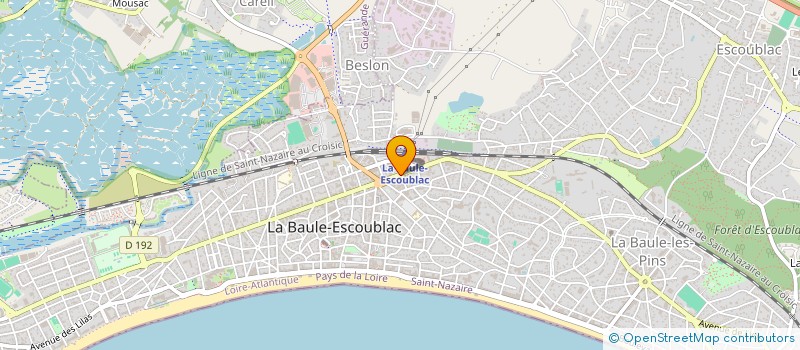 localisation de l'entreprise RENT LA BAULE à LA BAULE-ESCOUBLAC