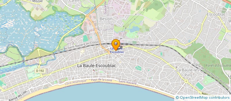 localisation de l'entreprise RENT LA BAULE IMMO  LA BAULE-ESCOUBLAC