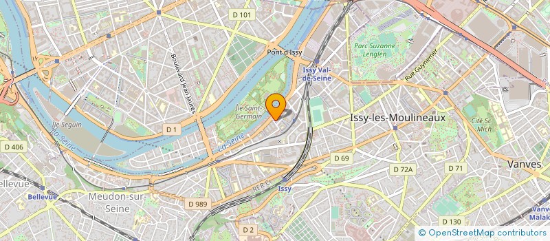 localisation de l'entreprise RENT LUXURY TRAVEL à ISSY-LES-MOULINEAUX