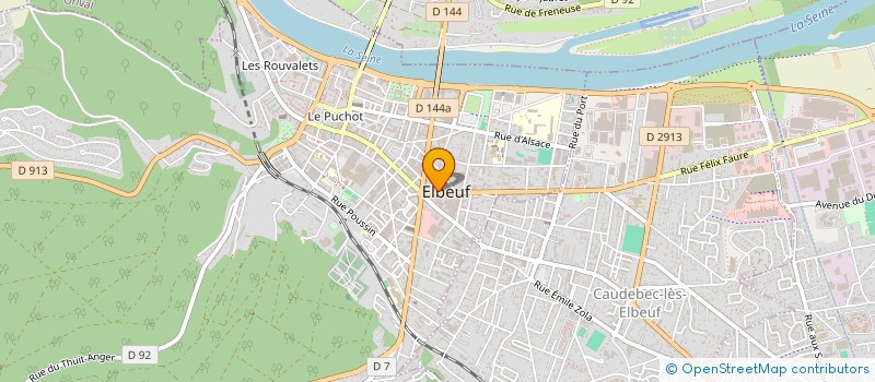 localisation de l'entreprise RENT-ME  ELBEUF