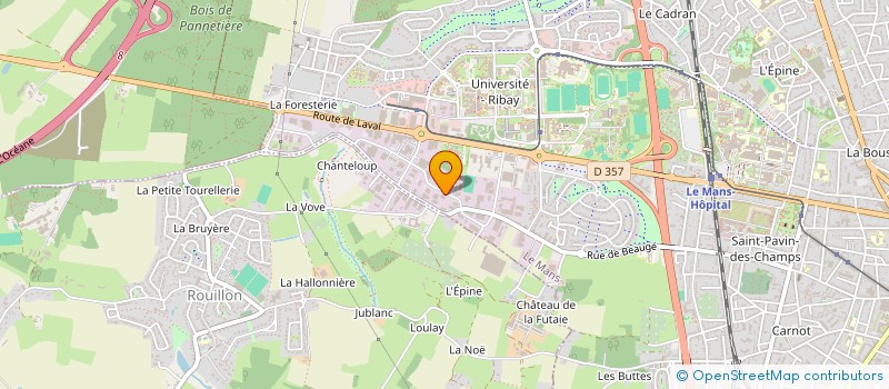 localisation de l'entreprise RENT RACING à LE MANS