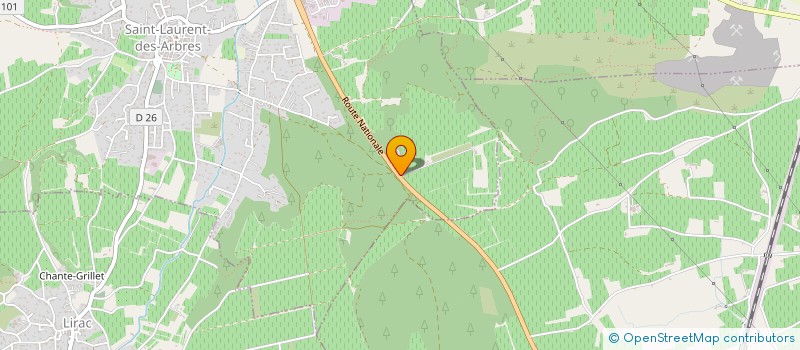 localisation de l'entreprise RENT SYSTEMS  SAINT-LAURENT-DES-ARBRES