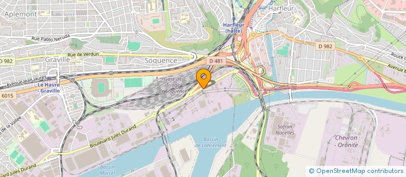 localisation de l'entreprise RENT TRUCK à LE HAVRE