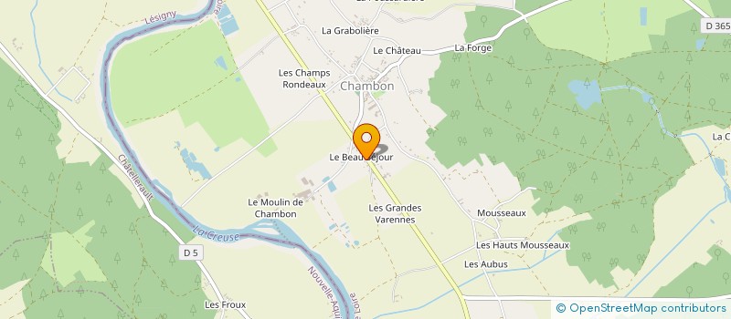 localisation de l'entreprise RENTAB  CHAMBON