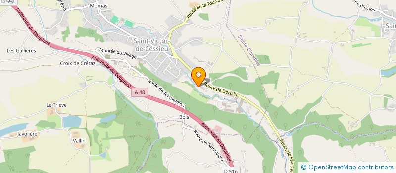 localisation de l'entreprise RENTAGENCY  SAINT-CLAIR-DE-LA-TOUR