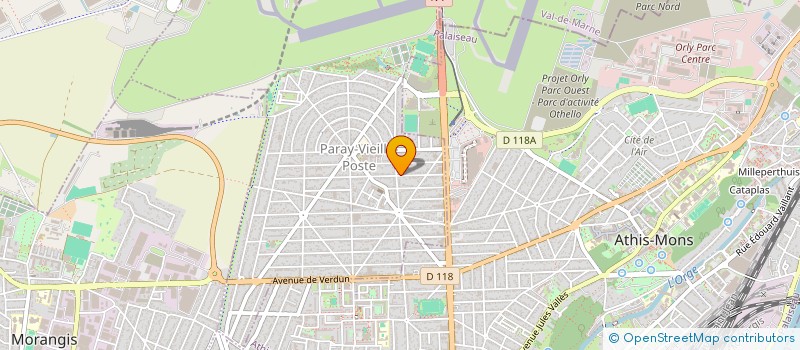 localisation de l'entreprise RENTAL CAR à PARAY-VIEILLE-POSTE