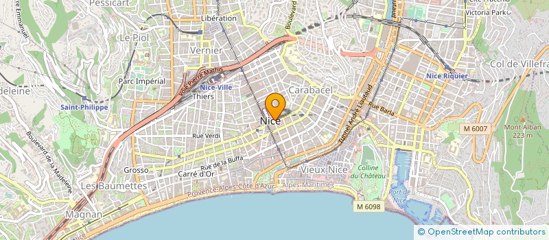 localisation de l'entreprise RENTAL CAR COMPANY à NICE
