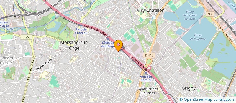 localisation de l'entreprise RENTALOC à SAVIGNY-SUR-ORGE