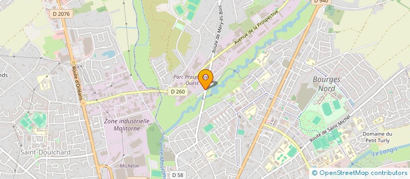 localisation de l'entreprise RENTAO à BOURGES