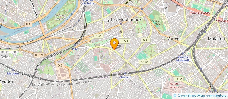 localisation de l'entreprise RENTASMUS à ISSY-LES-MOULINEAUX