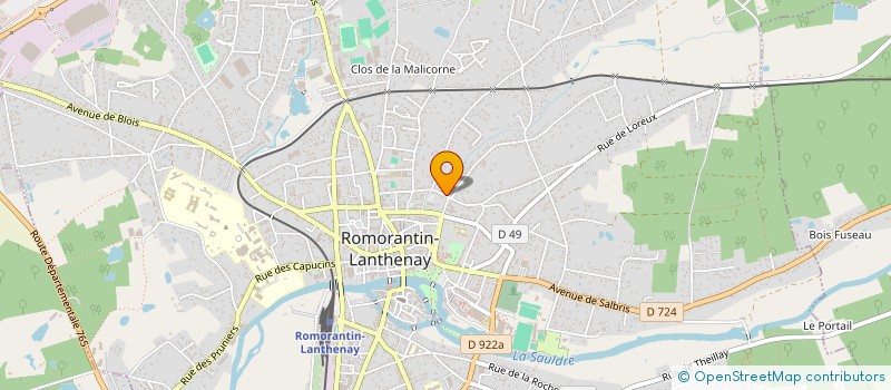 localisation de l'entreprise RENTER WELLNESS  ROMORANTIN-LANTHENAY