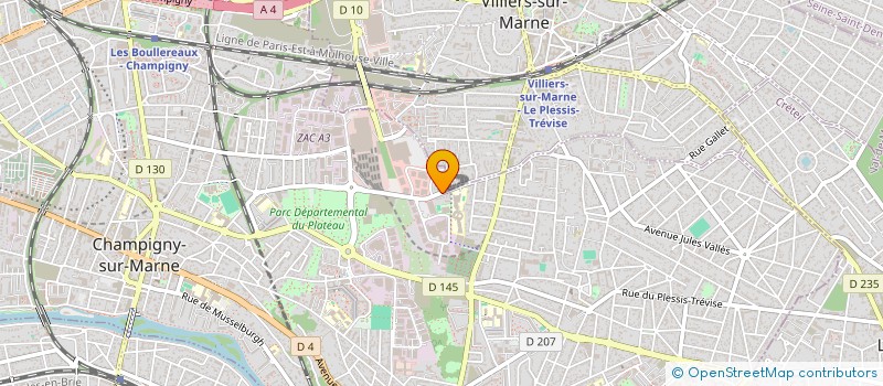 localisation de l'entreprise RENTEXPRESS à CHAMPIGNY-SUR-MARNE