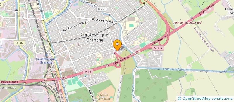 localisation de l'entreprise RENTHOME  COUDEKERQUE-BRANCHE