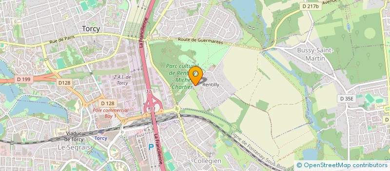 localisation de l'entreprise RENTILLY 52  BUSSY-SAINT-MARTIN