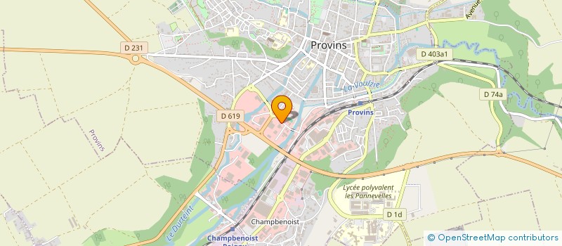 localisation de l'entreprise RENTLIFT  PROVINS