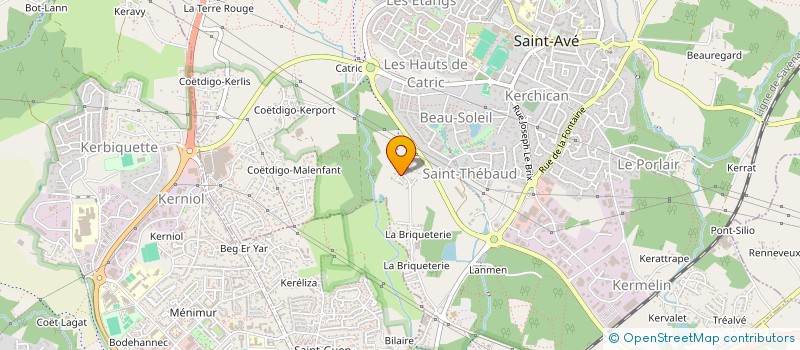 localisation de l'entreprise RENTOUL  PLOERMEL