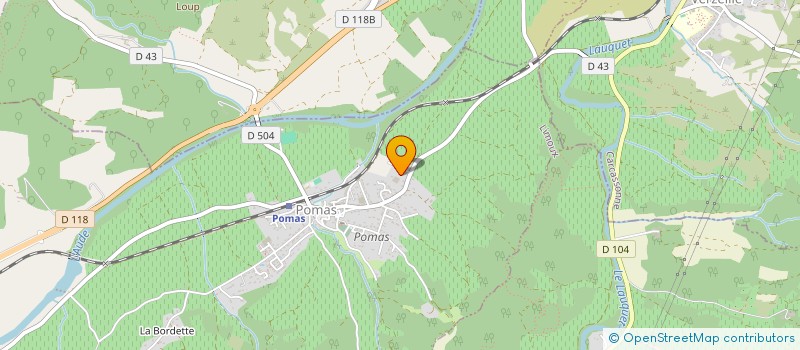 localisation de l'entreprise RENTREEDISCOUNT.COM à POMAS
