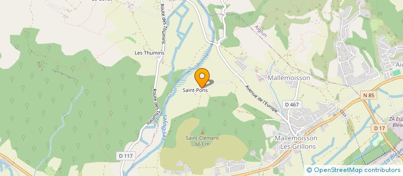 localisation de l'entreprise RENUCCI S BARRAL C  MALLEMOISSON