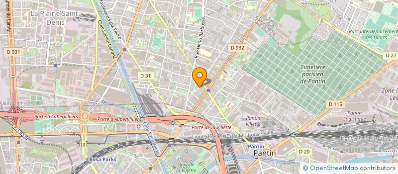 localisation de l'entreprise RENUKA MARCHE à AUBERVILLIERS