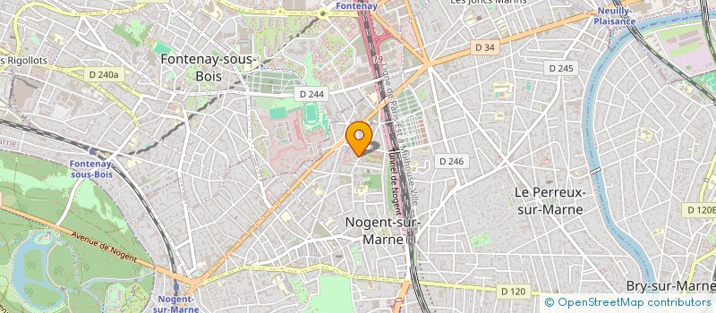 localisation de l'entreprise RENUSCI à NOGENT-SUR-MARNE