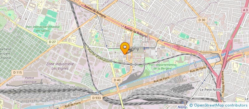 localisation de l'entreprise RENYOU à BOBIGNY