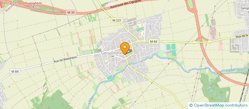 localisation de l'entreprise REO CAPITAL  GEISPOLSHEIM