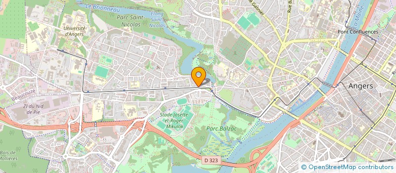 localisation de l'entreprise REO CONCEPT  ANGERS