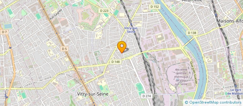 localisation de l'entreprise REO INDUSTRIES SA à VITRY-SUR-SEINE