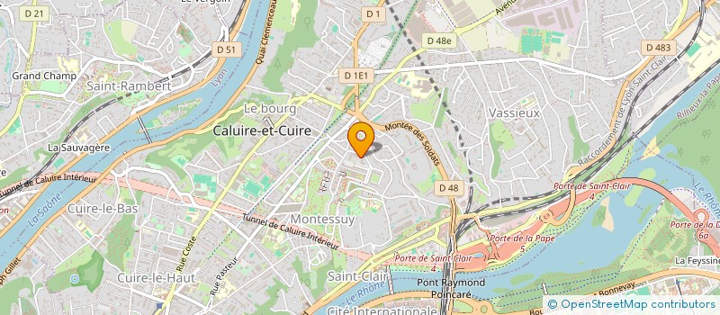 localisation de l'entreprise REO INTERNATIONAL  CALUIRE-ET-CUIRE