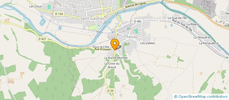 localisation de l'entreprise REOLDING  THENAY