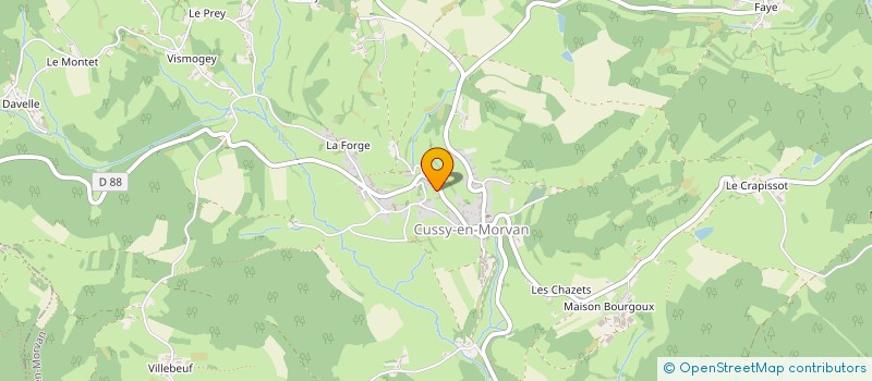 localisation de l'entreprise REOLON IMMOBILIER  CUSSY-EN-MORVAN