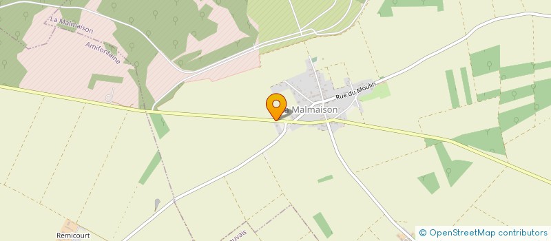 localisation de l'entreprise REOLUX  LA MALMAISON