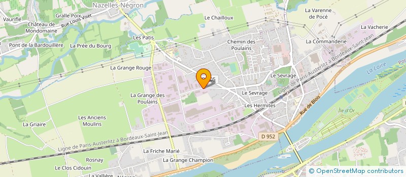 localisation de l'entreprise REOREV INGENIERIE à NAZELLES-NEGRON