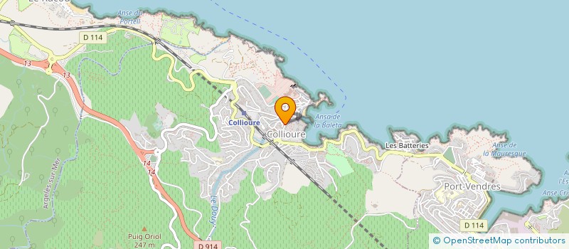 localisation de l'entreprise REP 10  LEUCATE