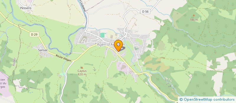 localisation de l'entreprise REP 5  AGEN D'AVEYRON