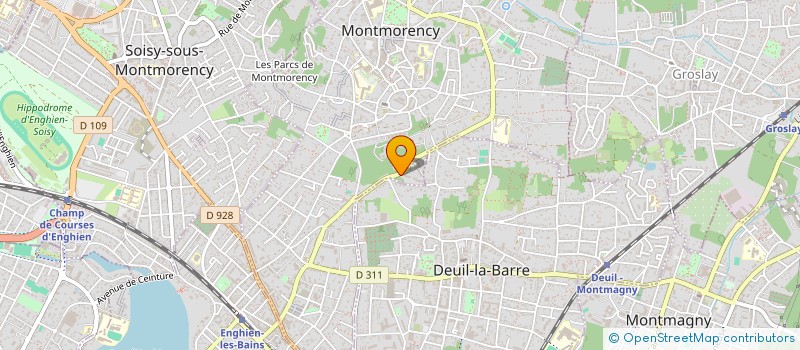 localisation de l'entreprise REP  MONTMORENCY