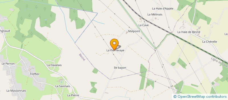 localisation de l'entreprise REP  PONTCHATEAU