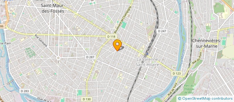 localisation de l'entreprise REP'AUTO à SAINT-MAUR-DES-FOSSES