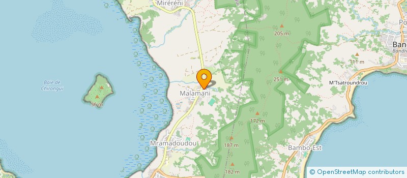 localisation de l'entreprise REP'AUTO MALAMANI à CHIRONGUI