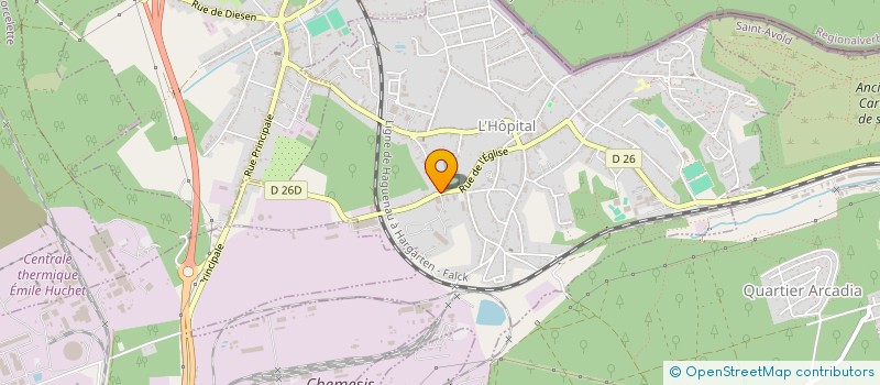 localisation de l'entreprise REP BAR ROCK  L'HOPITAL