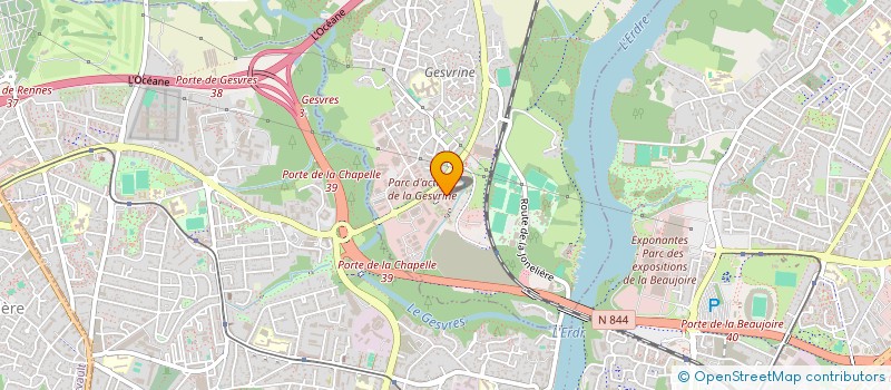 localisation de l'entreprise REP BATIMENT à CHAPELLE-SUR-ERDRE (LA)